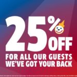 Jack in the Box 25% OFF